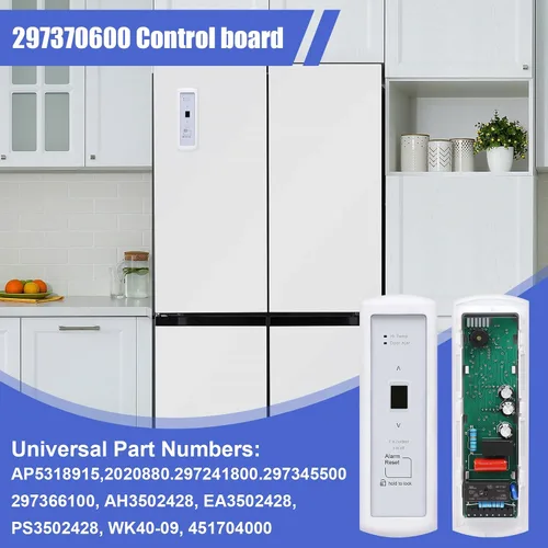Miniatura 2 de Placa de control electrónico del congelador 297370600 - Sustituye a 297241800, 297366100