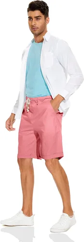 Miniatura 5 de Boisouey - Pantalones cortos de verano para hombre, de lino, estilo informal