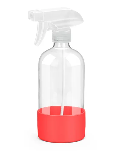 Miniatura 17 de Rionisor Botellas de Spray de Vidrio con Protección de Funda de Silicona, Recipientes Vacíos Recargables de 16 oz, Botellas de Spray Reutilizables