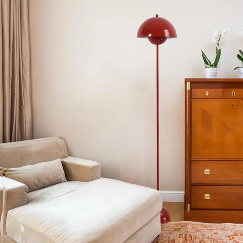 Miniatura 7 de COSYLUX Lámpara de pie moderna para sala de estar, lámpara de pie alta industrial para dormitorio, pantalla de metal que refleja la luz, lámpara