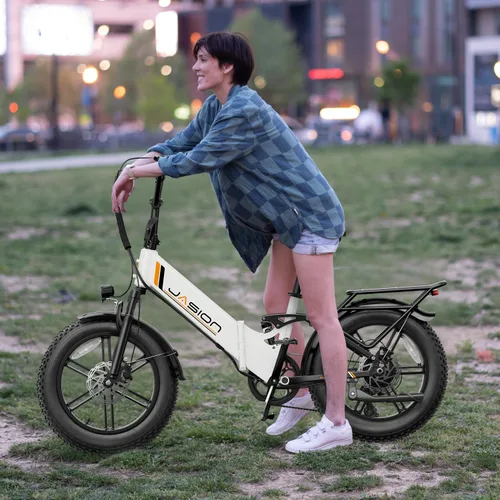 Miniatura 7 de Jasion X Hunter PRO/ST Electric Bike for Adults,1800/1400W Peak 20''Fat Tire Foldable E Bikes,Folding Ebike Up to 80/70 Miles Range 30 MPH,720/624WH