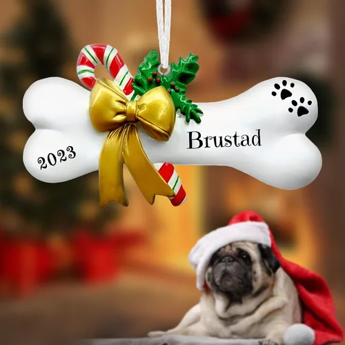 Miniatura 17 de Adorno personalizado para la primera Navidad del bebé 2025, adorno de poliresina para la primera Navidad del bebé para decoración del árbol