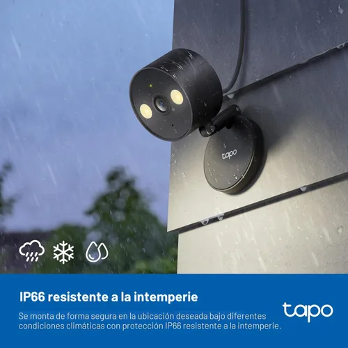 Miniatura 7 de Tapo by TP-Link - Cámara de seguridad 2K QHD para interior/exterior, visión nocturna a color, detección gratuita de personas/mascotas/vehículos