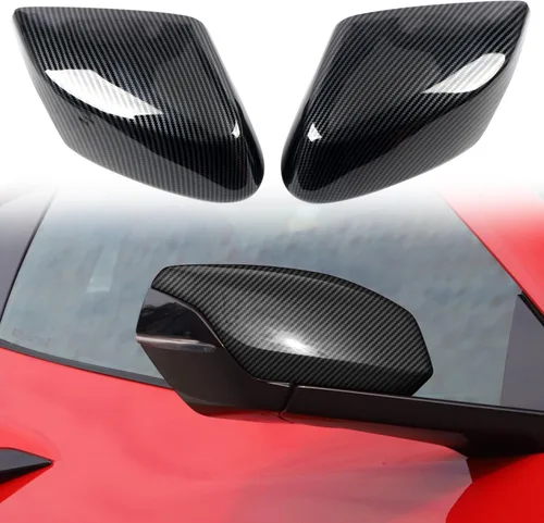 Miniatura 3 de ITrims Para Chevrolet Corvette C8 2020 2021 2022 2023 Accesorios de coche Accesorios de coche Exterior de la puerta trasera cubierta del espejo