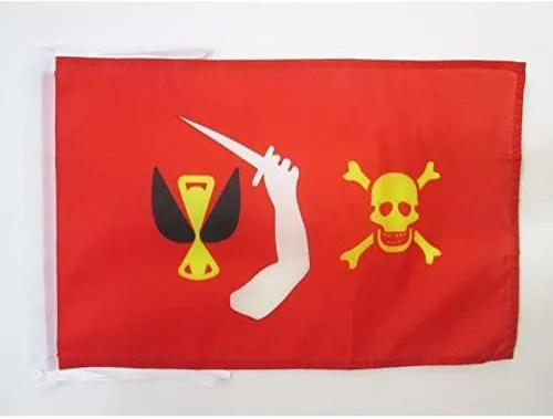 Miniatura 601 de Bandera de México AZ FLAG, 45.7 x 30.5 cm, con cordones - Pequeñas banderas mexicanas de 30 x 45 cm - Bandera de 45.7 x 30.5 cm