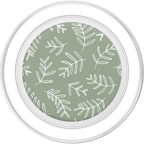 Miniatura 2 de PopSockets MagSafe PopGrip con patrón floral verde oliva para iPhone