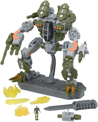 Miniatura 4 de Snap Ships Forge Maul FT-12 Assault Mech - Construir para la batalla - No requiere baterías - Construye 3 diseños diferentes -8+