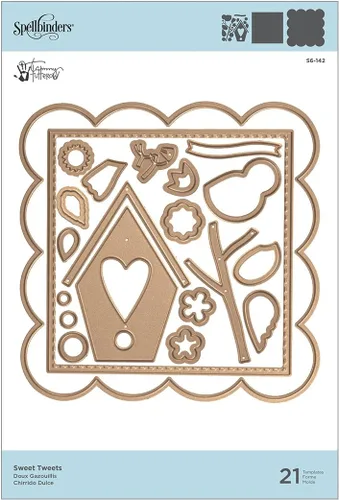 Miniatura 4 de Spellbinders Shapeabilities Sweet Tweets de Tammy Tutterow Grabado/Oblea, troqueles finos