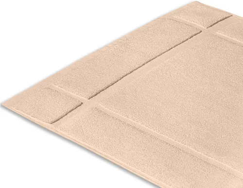 Miniatura 7 de Ample Decor Alfombra de baño 100% algodón de 34 x 20 pulgadas, felpa gruesa de 1350 GSM, suave absorbente, certificado Oeko-Tex, construcción Beige