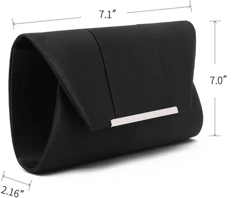 Miniatura 2 de Bolso de mano de noche para fiesta de graduación, elegante, formal, sobre de boda