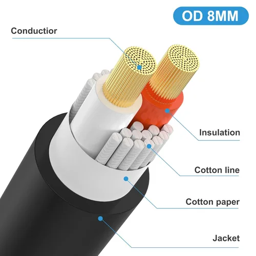 Miniatura 4 de Cable de extensión Speakon macho a hembra de 3.3 ft/3.2 pies con bloqueo giratorio para DJ PA escenario amplificador audio jack cable de altavoz