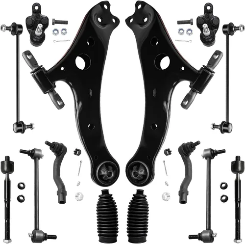 Miniatura 129 de Detroit Axle - Kit de suspensión frontal de 16 piezas para RWD Chrysler 300 Dodge Charger Challenger Magnum 6 brazos de control con rótulas 2