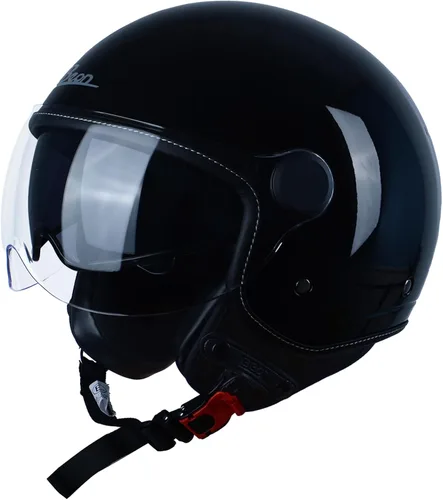 Miniatura 13 de Open Face Motorcycle Helmet for Adults, DOT Approved,3/4 Retro Vespa Helmet, Dual Visors Men's and Women's Motorbike Casco for Moped Cruiser Bobber