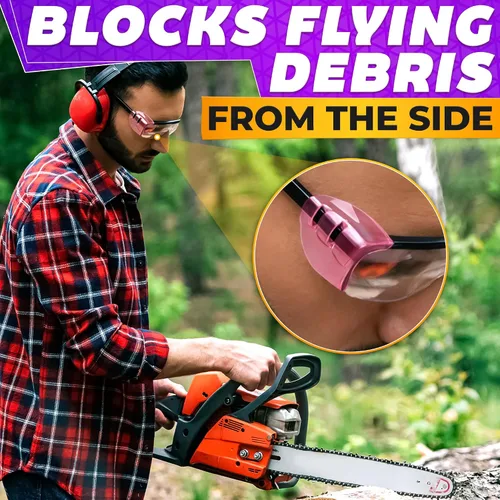 Miniatura 8 de BURIUS Protectores laterales de seguridad para lentes con clip – Se ajustan al 98% de las gafas Protecciones ligeras de laboratorio para 3