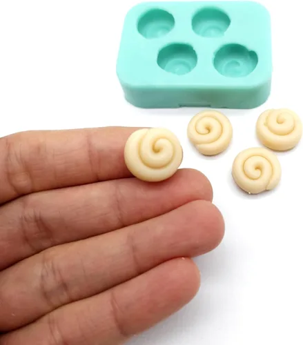 Molde para panecillos de canela - Elija la opción molde de silicona para panecillos de canela Molde para velas Molde para cera derretida (Modelo G: