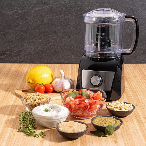 Miniatura 6 de Moss & Stone Mini procesador de alimentos de 3 tazas, picador de verduras fuerte para cortar en cubitos, picar, picar y hacer puré de 300 vatios