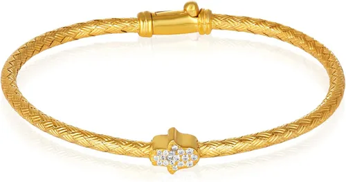 Miniatura 11 de Alef Bet by Paula Hamsa Hand Bracelet Sterling Silver for Women Worn for Protection and Abundant Blessings Beautiful Design for Everyday Wear