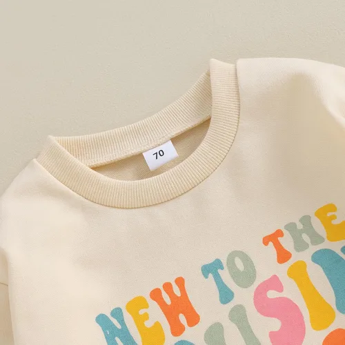 Miniatura 66 de FYBITBO Sudadera de cuello redondo para bebé niña y niño, mameluco de burbujas, camisa de manga larga, traje de San Valentín, ropa de otoño
