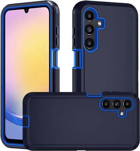 Miniatura 14 de Defender Funda para Samsung Galaxy A17 5G, resistente a prueba de golpes, a prueba de polvo, 3 en 1, funda protectora resistente para Galaxy A17 5G