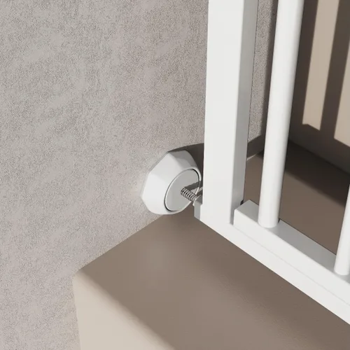 Miniatura 2 de ICERO Protector de pared para puerta de bebé, protege las paredes y puertas de las puertas de mascotas y perros, puertas montadas a presión que
