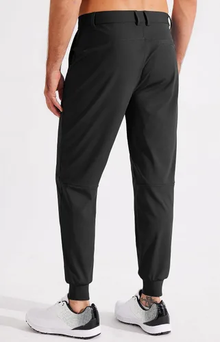Miniatura 2 de Libin Pantalones deportivos de golf elásticos en 4 direcciones con bolsillos, pantalones de vestir ajustados para trabajo, pantalones deportivos