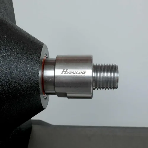 Miniatura 5 de Hurricane Turning Tools, Adaptador de husillo de cabezal para torno de madera, convierte husillo de 1 "x 8 TPI a 1 1/4" x 8 TPI