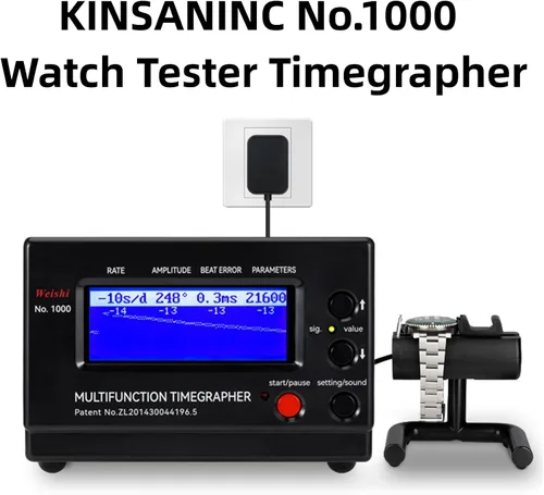 Miniatura 2 de Reloj Tester Timegrapher No.1000, reloj cronometración de la máquina Calabration para relojes mecánicos