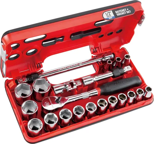 Miniatura 12 de Juego de llaves de tubo CRAFTSMAN V-SERIES, poco profundo SAE, accionamiento de 3/8 pulgadas, 18 piezas (CMMT45752V)