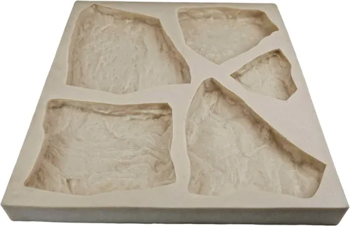 Miniatura 6 de Molde de goma de piedra de chapa para hormigón o yeso, planos de piedra de campo, versión 1, 22.75 x 20.5
