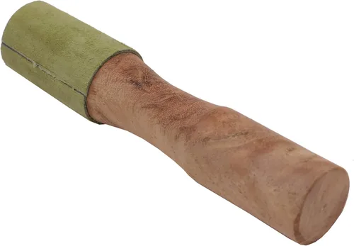 Miniatura 3 de Cuenco tibetano de madera dura envuelta en gamuza