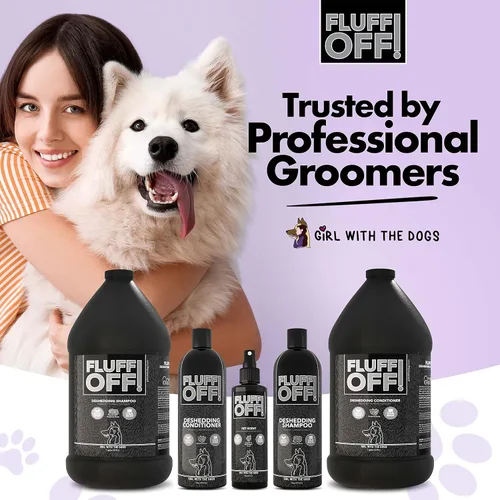 Miniatura 7 de Girl With The Dogs FLUFF OFF - Aroma para mascotas (Blueberry Bubblegum) 8 onzas, para gatos y perros, fabricado en Estados Unidos