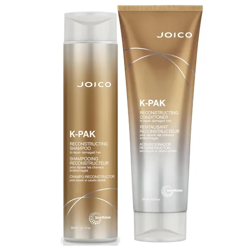 Joico K-PAK - Champú y acondicionador reconstructor diario | Para cabello dañado | Restaura el brillo | Suaviza y desenreda | Elimina la estática |