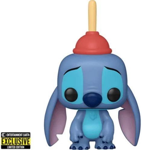 Miniatura 2 de Funko Pop! Disney: Lilo & Stitch - Figura de Stitch con émbolo (exclusivo de Entertainment Earth)