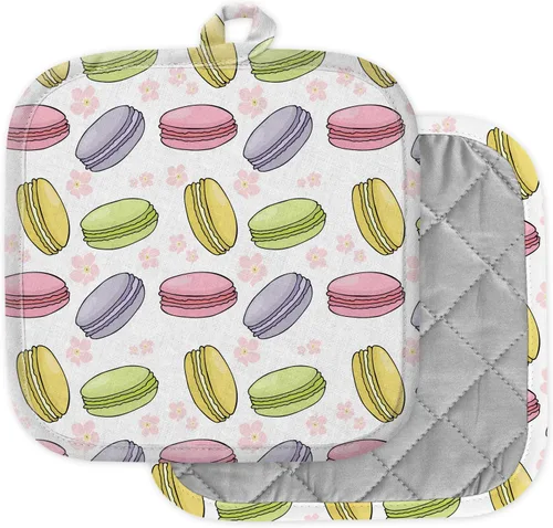 Paquete de 2 soportes para ollas para cocina, soportes lavables resistentes al calor, almohadillas calientes, salvamanteles para cocinar y hornear