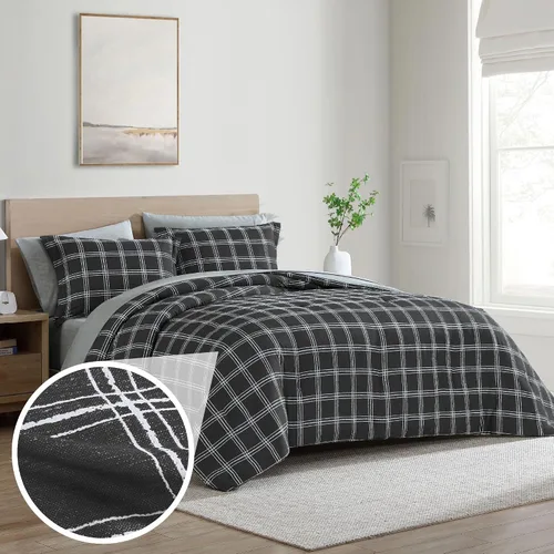 Miniatura 20 de Cathay Home Basic Bedding Home Essential - Juego de ropa de cama de microfibra ultrasuave y ligera, resistente a las arrugas, 6 piezas