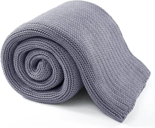Miniatura 35 de Guohaoi Almohadilla de regazo con peso de punto (beige 20 x 30 pulgadas, 2 libras) sin cuentas, manta con peso refrescante para niños para siesta