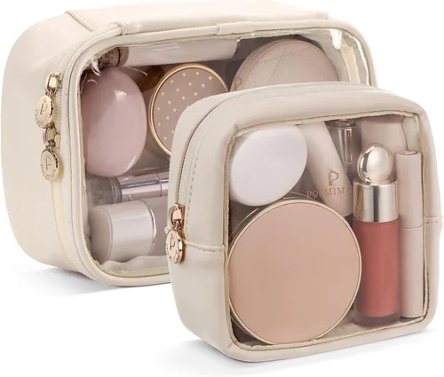 Miniatura 27 de Pocmimut Mini Bolsa de Maquillaje, Bolsa de Maquillaje Transparente para Viaje, Bolsa de Aseo Personal, Monedero, Accesorios para Coche, Cosas