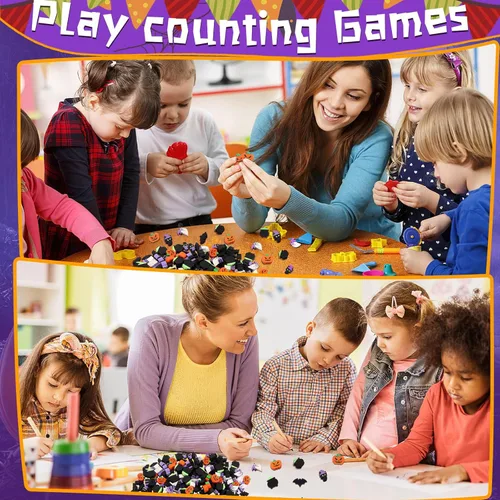 Miniatura 5 de JUNEBRUSHS 150 piezas de mini borradores de Halloween para niños, lindos borradores pequeños a granel para niños, dulce o truco, regalos de fiesta