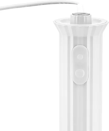 Miniatura 2 de Alessi Plissé MDL10SW/US - Batidora de mano con jarra medidora, batidora y picadora en resina termoplástica, enchufe estadounidense 200W, blanco