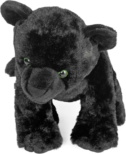 Miniatura 2 de Wild Republic Jaguar Black, Cuddlekins, animal de peluche, 12 pulgadas, regalo para niños, juguete de peluche, botellas de agua recicladas