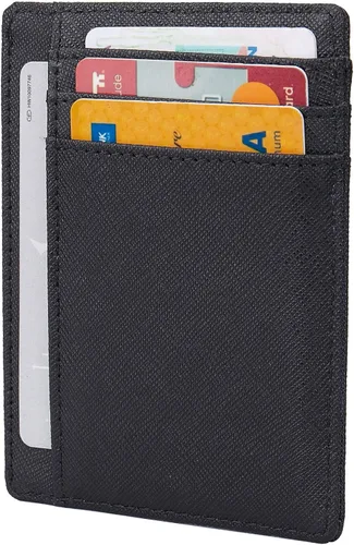 Miniatura 7 de Pequeñas carteras de bolsillo con bloqueo RFID para hombres y mujeres