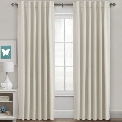 Miniatura 113 de H.VERSAILTEX Cortinas opacas con aislamiento térmico, paneles de tratamiento de ventana, cortinas opacas para oscurecer la habitación, cortinas Gris