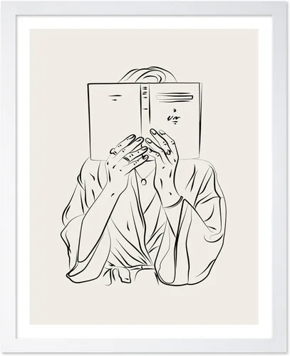Miniatura 79 de Poster Master Póster de peonías – Estampado de flores retro – Ilustración floral – Ilustración en blanco y negro – Diseño de línea y abstracto