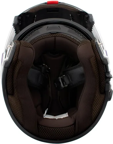 Miniatura 8 de Milwaukee Helmets H7010 Flat Grey Mayday Modular Casco de motocicleta inalámbrico de cara completa - Stream Music-Llamadas telefónicas
