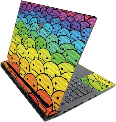 Miniatura 47 de MightySkins - Skin brillante con purpurina para Alienware M17 R3 (2020) y M17 R4 (2021) - Diversión de los años 90 Acabado duradero con purpurina