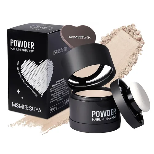 Miniatura 10 de Polvo de línea capilar al instante, rellena polvo fino o de retoque de raíz, adelgazamiento del cabello al instante más grueso para retoque