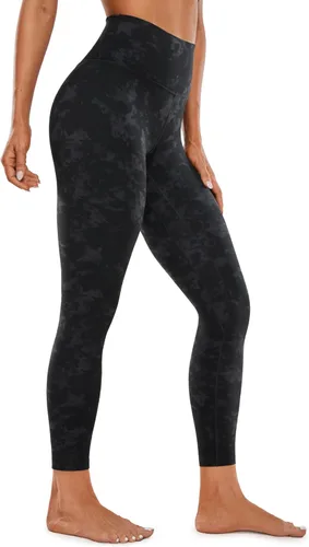 Miniatura 13 de CRZ YOGA Leggings de entrenamiento para mujer con sensación de desnudez cepillada de 25 pulgadas, pantalones de yoga de compresión de cintura alta