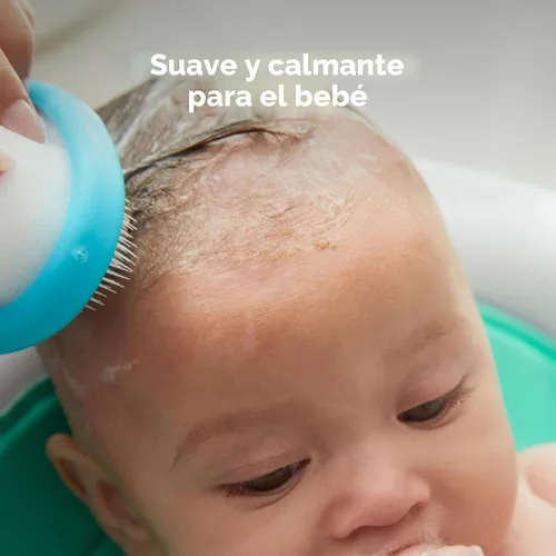 Miniatura 4 de Frida Baby El Sistema de Costra Láctea de 3 Pasos, DermaFrida The FlakeFixer, Esponja, Cepillo, Peine y Soporte de Almacenamiento para Bebés