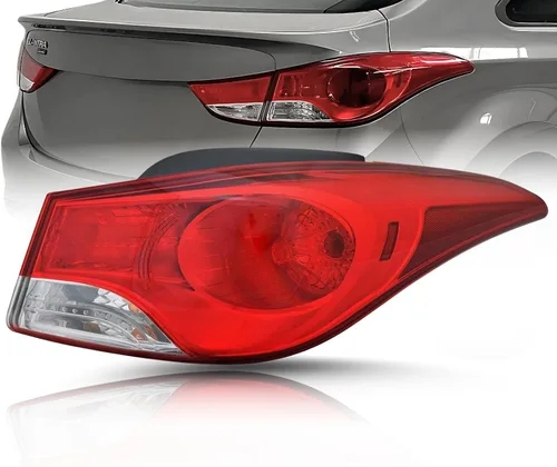Miniatura 11 de ALLIGATOR AUTO LIGHTS Repuesto para Hyundai Elantra 2011-2013, Elantra Coupe 2013 DOT/SAE compatible con la luz trasera con bombillas