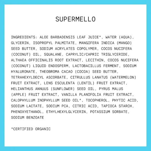 Miniatura 9 de Kinship Supermello - Crema hidratante de gel hialurónico, loción facial de ácido hialurónico, ligera e hidratante, regordeta, suave y calma, nutre